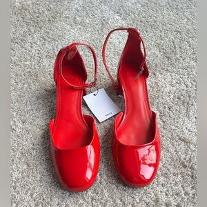 Mango Red Women's Shoes. Size 8